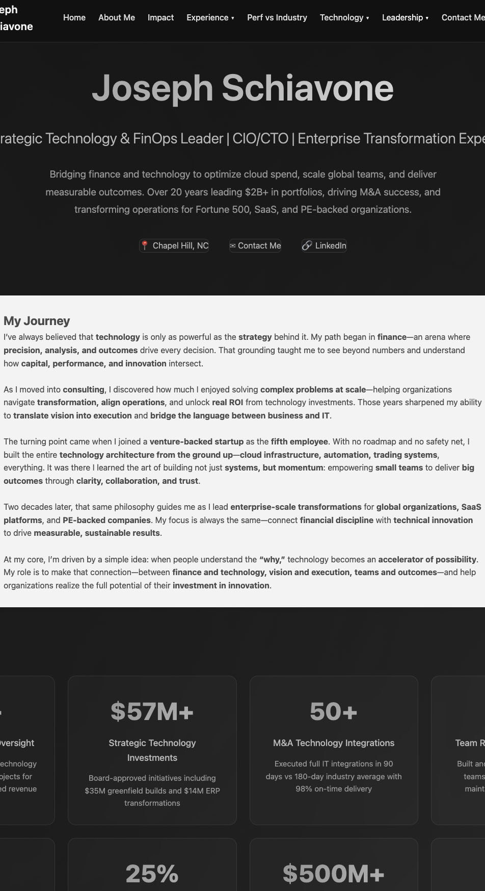 Tech Executive Profile